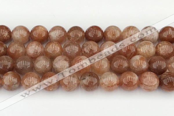 CSS756 15.5 inches 12mm round golden sunstone beads wholesale