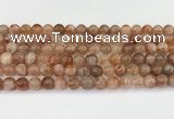 CSS763 15.5 inches 8mm round golden sunstone beads wholesale