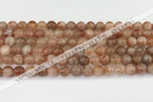 CSS763 15.5 inches 8mm round golden sunstone beads wholesale