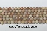 CSS781 15.5 inches 8mm round sunstone gemstone beads wholesale