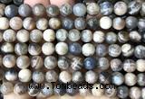 CSS867 15 inches 8mm round black sunstone beads wholesale