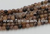 CST01 15.5 inches 4mm round staurolite gemstone beads wholesale