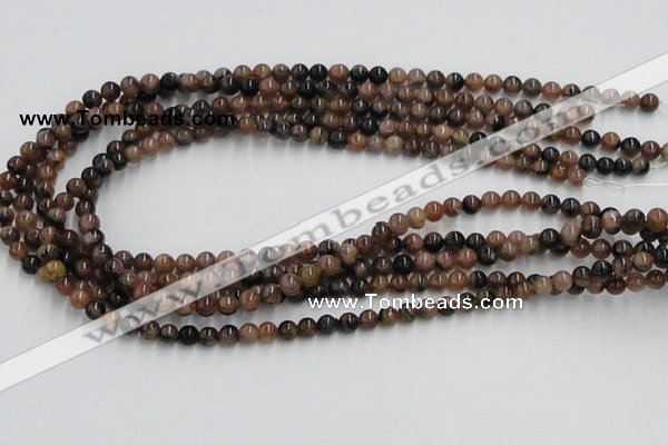 CST02 15.5 inches 6mm round staurolite gemstone beads wholesale