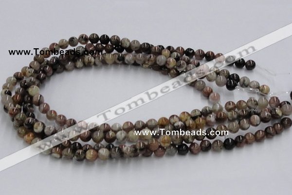 CST03 15.5 inches 8mm round staurolite gemstone beads wholesale