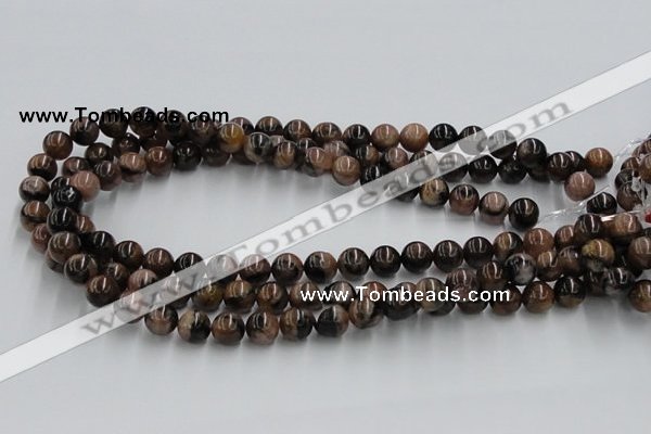 CST04 15.5 inches 10mm round staurolite gemstone beads wholesale