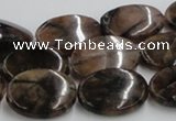 CST07 15.5 inches 18*25mm oval staurolite gemstone beads wholesale