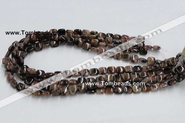 CST08 15.5 inches 10*10mm square staurolite gemstone beads wholesale