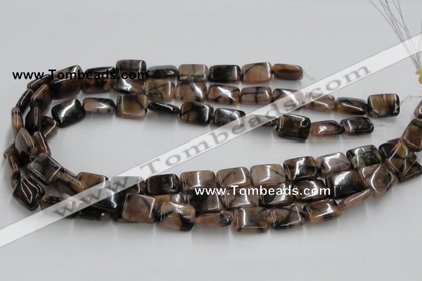 CST14 15.5 inches 12*16mm rectangle staurolite beads wholesale