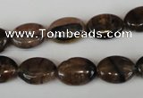 CST46 15.5 inches 10*14mm oval staurolite gemstone beads wholesale