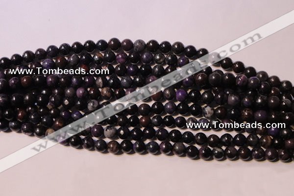 CSU101 15.5 inches 5mm round natural sugilite gemstone beads