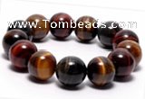 CTB08 7 inches 16mm round tiger eye stretch bracelet wholesale