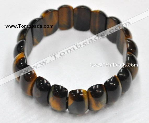 CTB18 8 inches 20*30mm  tiger eye stretch bracelet wholesale