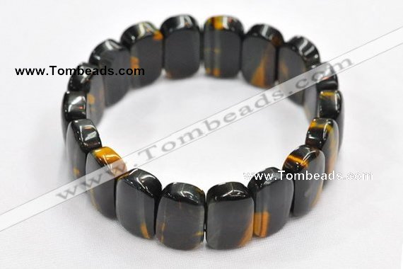 CTB19 7.5 inches 12*20mm tiger eye stretch bracelet wholesale