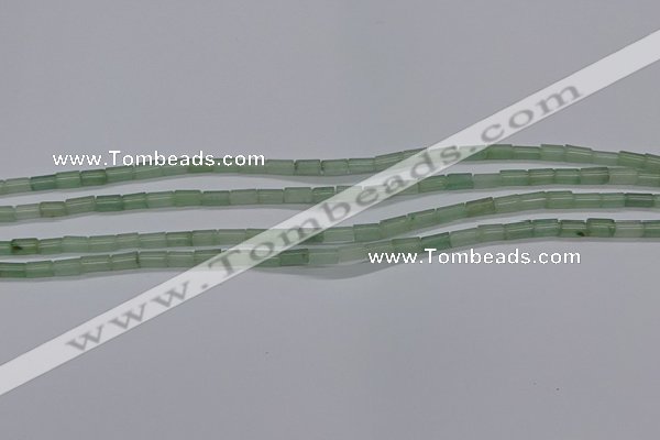 CTB302 15.5 inches 4*6mm tube green aventurine beads wholesale