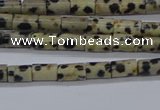 CTB305 15.5 inches 4*6mm tube dalmatian jasper beads wholesale