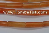 CTB322 15.5 inches 4*13mm tube red aventurine beads wholesale