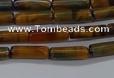 CTB352 15.5 inches 4*13mm tube tiger eye beads wholesale