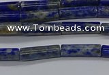 CTB356 15.5 inches 4*13mm tube lapis lazuli beads wholesale