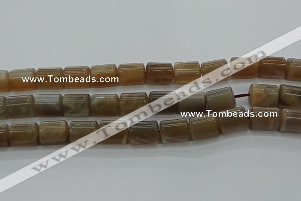 CTB511 15.5 inches 10*13mm triangle sunstone beads wholesale