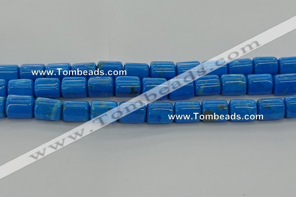 CTB538 15.5 inches 10*13mm triangle turquoise beads wholesale