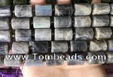 CTB656 15.5 inches 12*16mm faceted tube labradorite beads