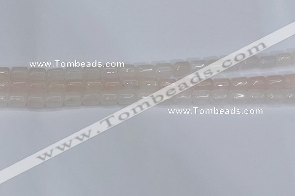 CTB700 15.5 inches 6*8mm tube rose quartz beads wholesale