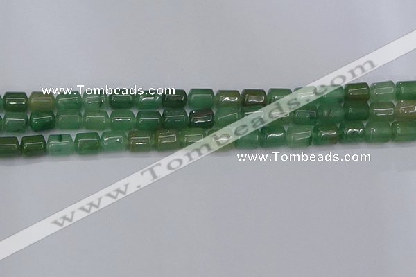 CTB705 15.5 inches 6*8mm tube green aventurine beads wholesale