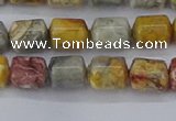 CTB711 15.5 inches 6*8mm tube sky eye stone beads wholesale