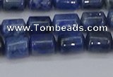 CTB716 15.5 inches 6*8mm tube blue dumortierite beads wholesale