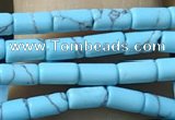 CTB805 15.5 inches 2*4mm tube turquoise beads wholesale