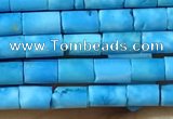 CTB806 15.5 inches 2*4mm tube turquoise beads wholesale