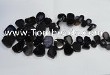 CTD1550 Top drilled 10*15mm - 25*30mm freeform agate beads