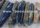 CTD1666 Top drilled 8*25mm - 15*50mm sticks agate gemstone beads