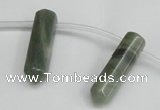 CTD1801 Top drilled 10*30mm - 10*32mm sticks seaweed quartz beads