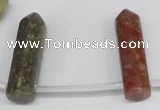 CTD1807 Top drilled 10*30mm - 10*32mm sticks unakite beads