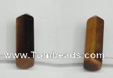 CTD1808 Top drilled 10*30mm - 10*32mm sticks yellow tiger eye beads