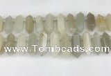 CTD2392 Top drilled 13*30mm - 14*42mm sticks moonstone beads