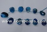 CTD2568 15.5 inches 18*25mm - 30*40mm freeform agate beads