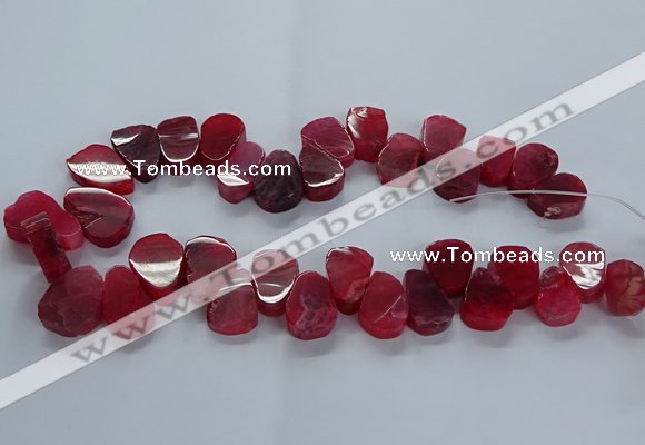 CTD2603 Top drilled 13*18mm - 23*33mm freeform agate beads