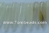 CTD2678 Top drilled 8*25mm - 10*50mm bullet agate beads wholesale