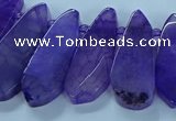 CTD2701 15.5 inches 10*25mm - 18*50mm freeform agate beads