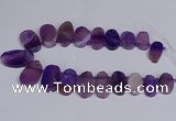 CTD2745 Top drilled 18*25mm - 22*40mm freeform agate beads