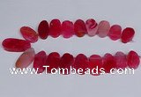 CTD2746 Top drilled 18*25mm - 22*40mm freeform agate beads