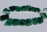 CTD2759 Top drilled 25*30mm - 35*45mm freeform agate beads