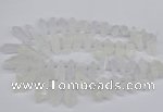 CTD2849 Top drilled 10*20mm - 15*50mm sticks quartz beads