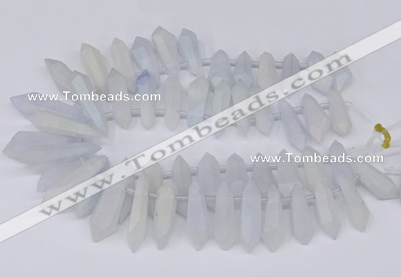 CTD2850 Top drilled 10*20mm - 15*50mm sticks plated quartz beads