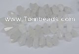 CTD2859 Top drilled 15*20mm - 22*50mm sticks quartz beads