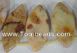 CTD30 Top drilled 15*30mm – 18*37mm marquise Morocco agate beads