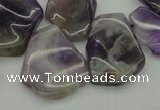 CTD304 Top drilled 15*20mm - 20*25mm freeform dogtooth amethyst beads