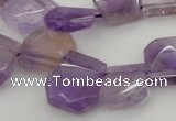 CTD316 Top drilled 15*18mm - 18*20mm faceted freeform ametrine beads